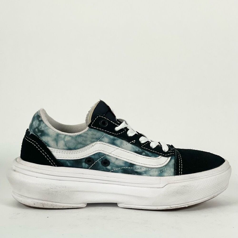 VANS Old Skool Overt CC Womens 6.5 Tie-Dye Platform Classic Retro Skate Sneakers - Picture 2 of 13